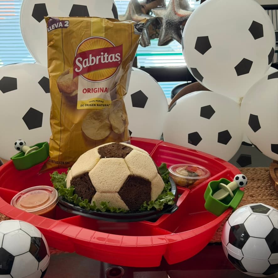 Sandwichón de balón de soccer